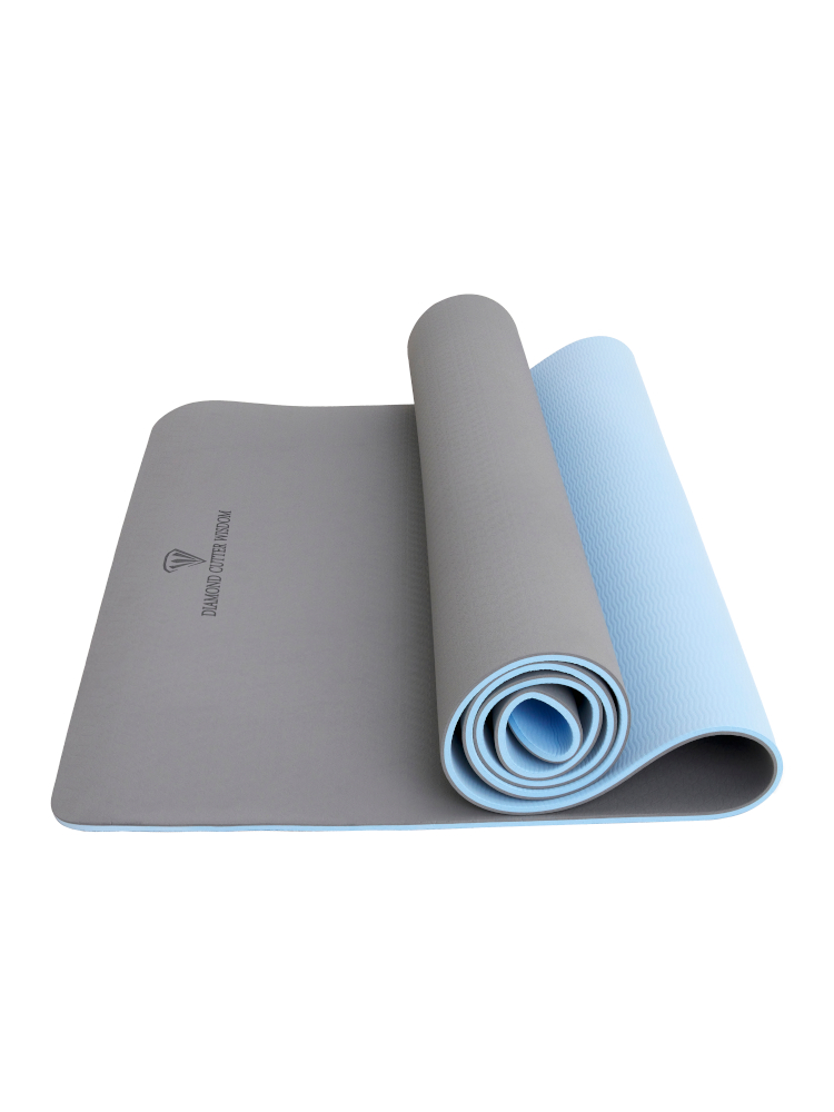 Yoga Mat (Grey & Blue) XL-Size